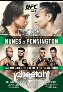 Cheetah UFC 224 Watch Party