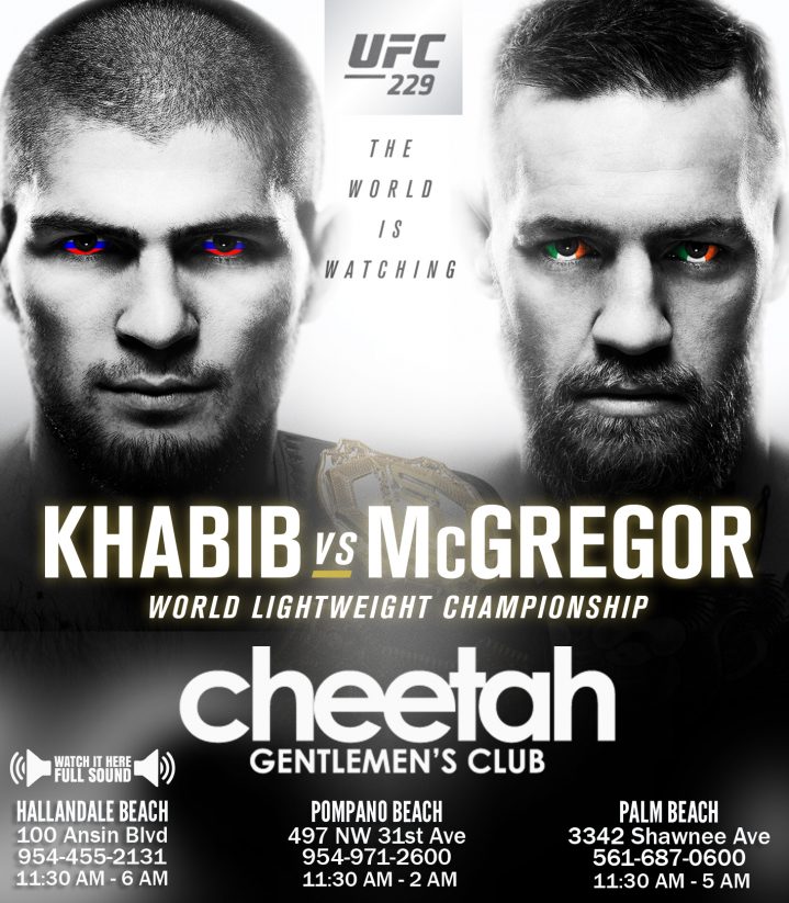 Cheetah UFC 229 Watch Party