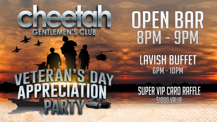 Cheetah Hallandale’s Marine Corps Birthday & Veteran’s Appreciation Bash!