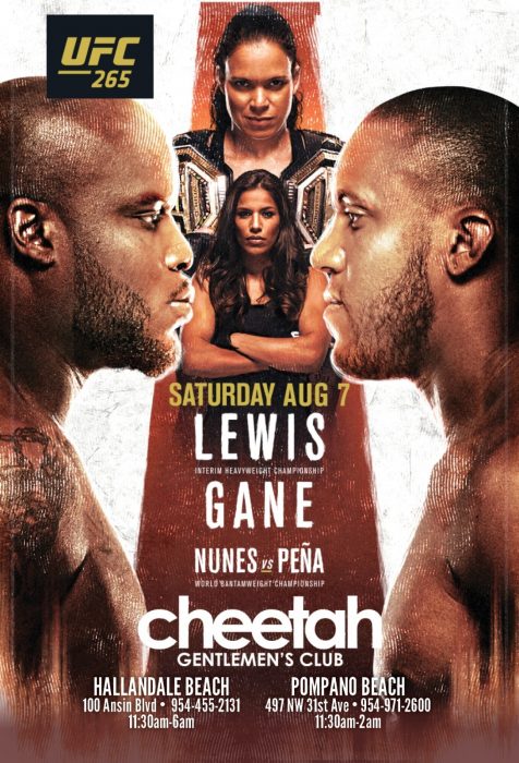 Cheetah UFC 265