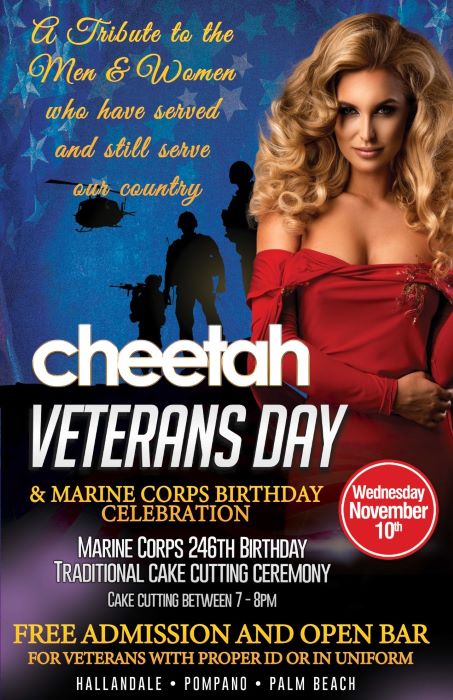 Cheetah Veterans Day 2021 web