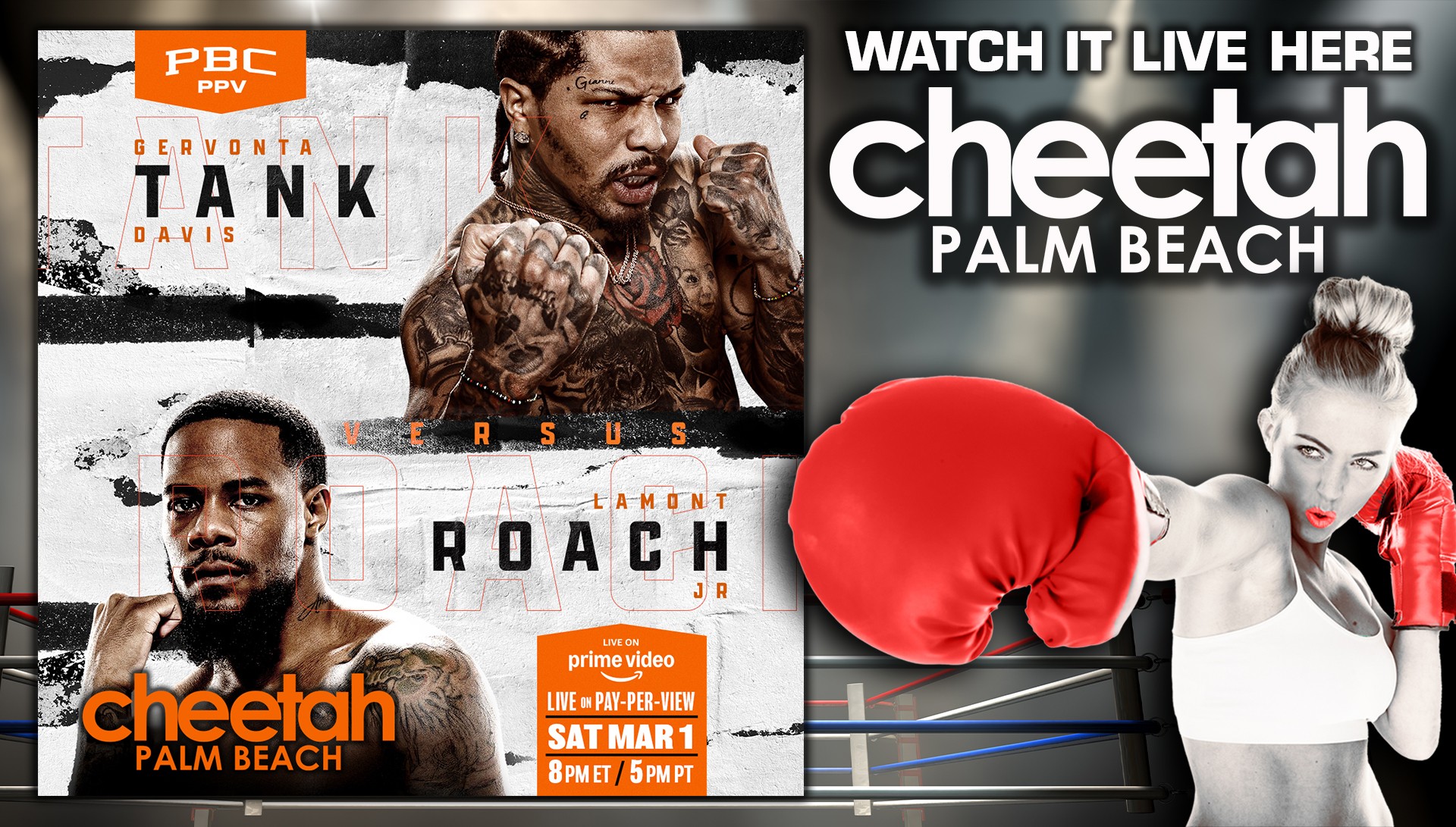 Tank vs Roach   Palm Beach Location Only